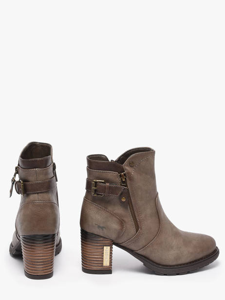 Heeled Boots Mustang Gray women M0182004 other view 2