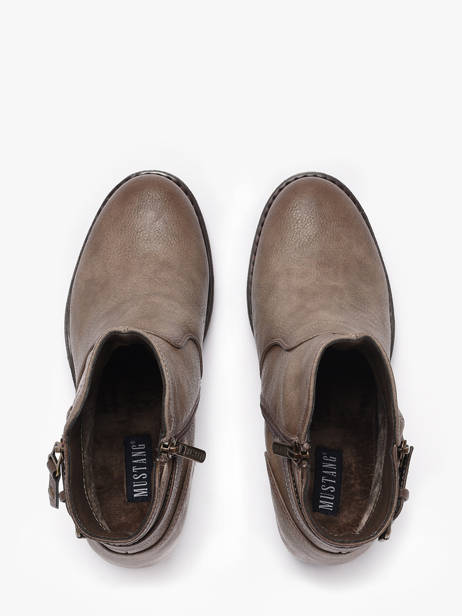 Heeled Boots Mustang Gray women M0182004 other view 3