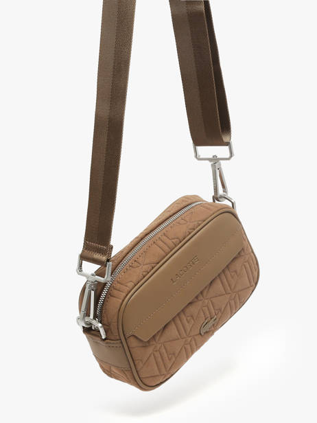 Sac Bandoulière Lacoste Beige the blend NH5175BG vue secondaire 1