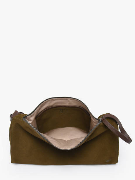 Shoulder Bag Leather Leather Biba Green leather BEV2L other view 2