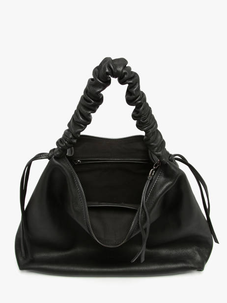 Shoulder Bag Leather Leather Biba Black leather KIB1L other view 2