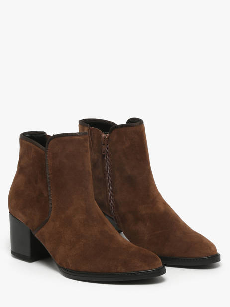 Bottines à Talon En Cuir Gabor Marron women 41 vue secondaire 1