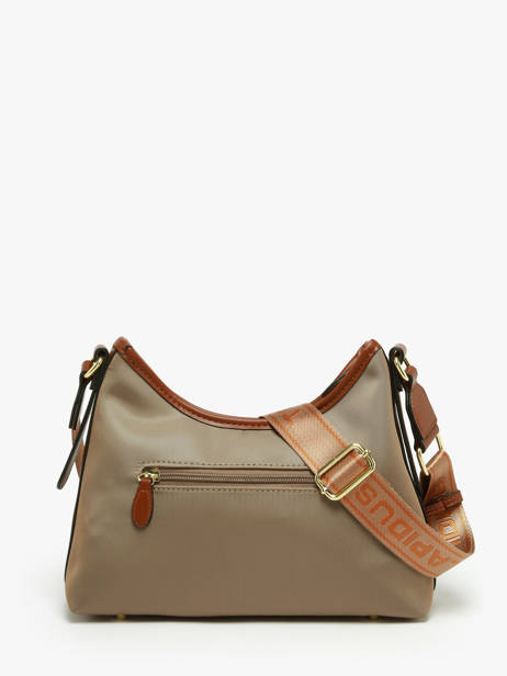 Sac Bandoulière Jamie Nylon Ted lapidus Beige jamie DU43504 vue secondaire 3