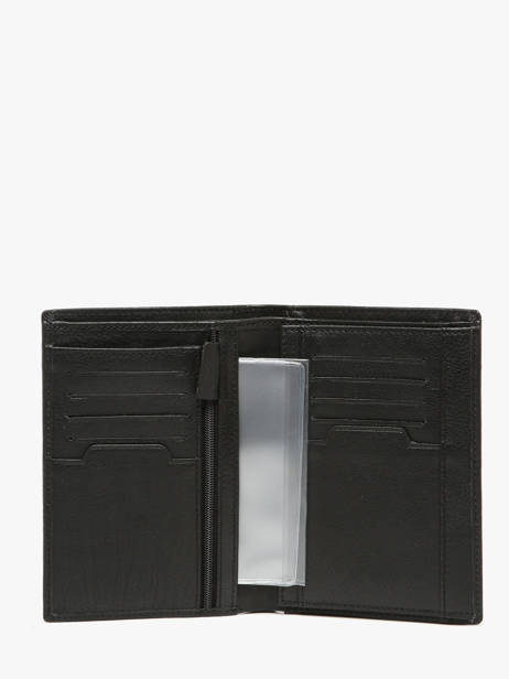 Wallet Baltimore Leather Serge blanco Black baltimore BAL21021 other view 1