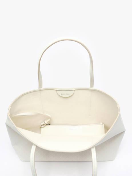 Shoulder Bag Coated Emblem Calvin klein jeans White coated emblem 4F3267G other view 3