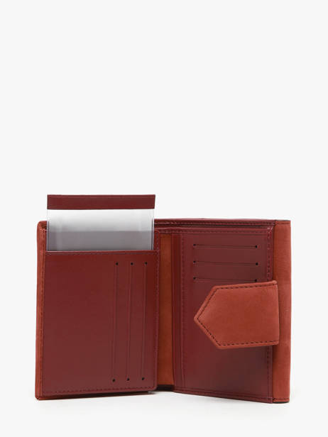 Wallet Nubuck Leather Yves renard Orange nubuck 26682 other view 1