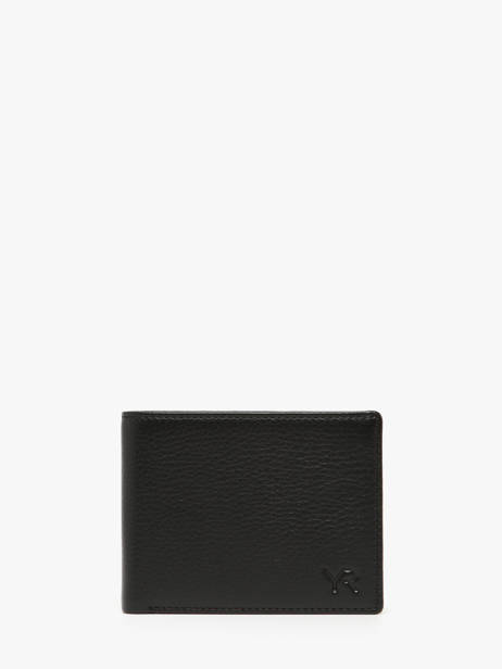 Wallet Bicolor Leather Yves renard Black bicolor 2408