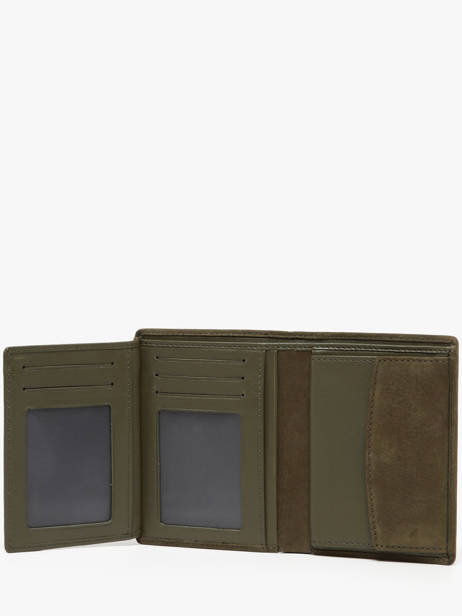 Wallet Nubuck Leather Yves renard Green nubuck 26419 other view 1