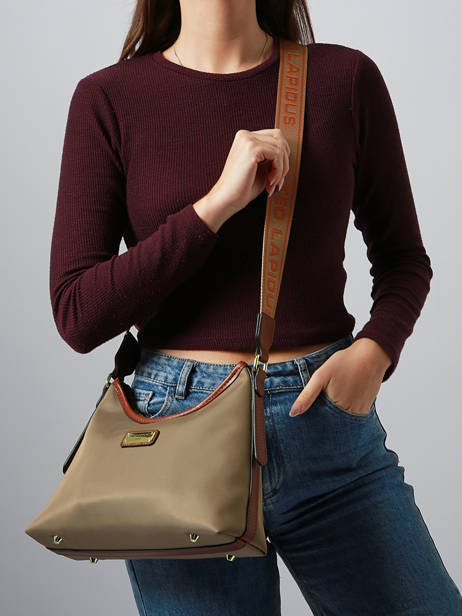 Shoulder Bag Jamie Nylon Ted lapidus Beige jamie DU43504 other view 1