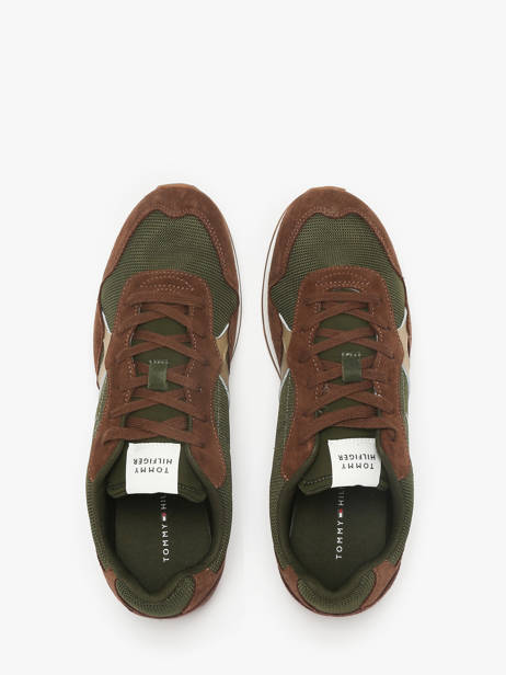 Sneakers En Cuir Tommy hilfiger Marron men 5679M1Q vue secondaire 3
