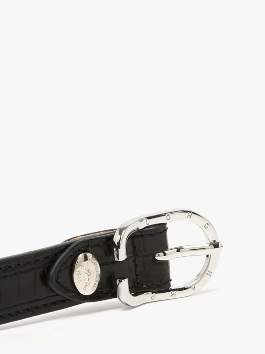Longchamp Longchamp pocket croco Belts Black
