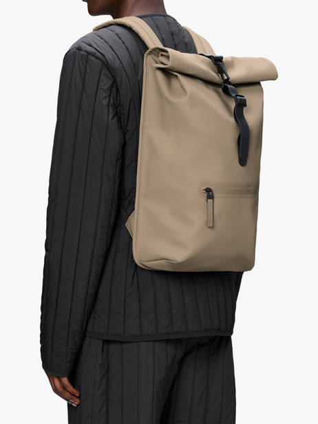 Rolltop Rucksack - 1 Compartment Backpack With 14