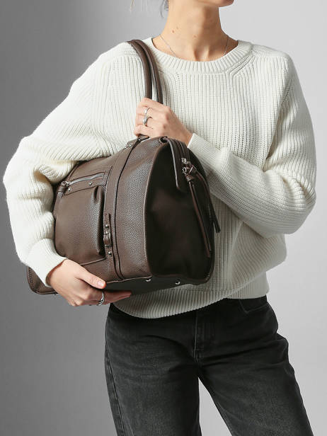 A4 Size Shoulder Bag Grained Miniprix Multicolor grained F8533 other view 1