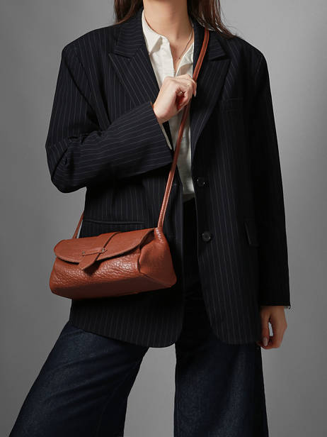 Shoulder Bag M Agnes Leather Etrier Brown agnes EAGC205M other view 1