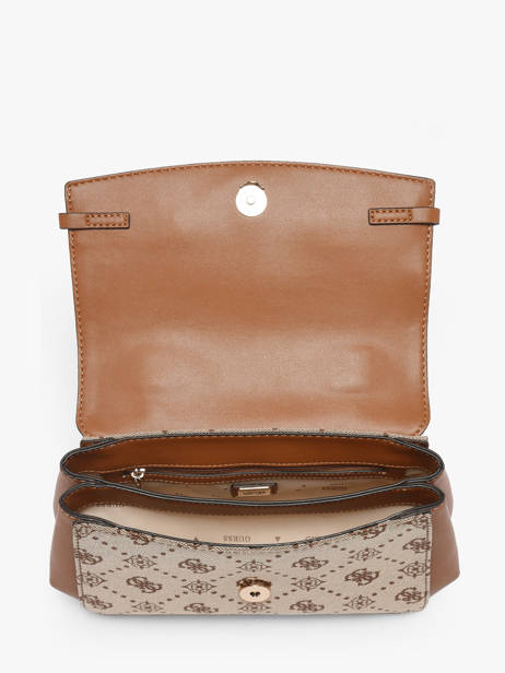 Sac Bandoulière Melinda Logo Polyester Guess Marron melinda logo JP990220 vue secondaire 3