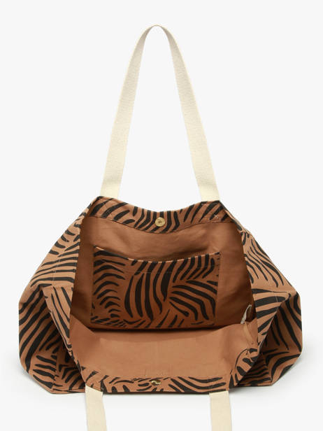 Shoulder Bag Tigre Cotton Hindbag Brown tigre TI other view 3