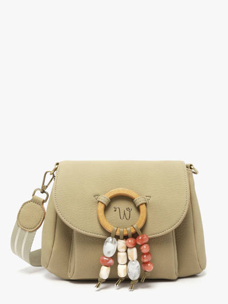 Shoulder Bag Camomille Pearl Woomen Green camomille pearl WCAE06