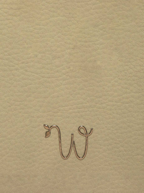 Shoulder Bag Woomen Green camomille pearl WCAE07 other view 5