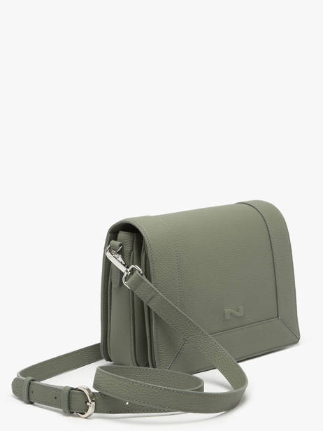 Sac Bandoulière Rotterdam Cuir Nathan baume Vert mondrian 3 vue secondaire 2