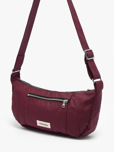 Shoulder Bag Charlito Waxed Cotton Rivedroite Red waxed CHARIWAX other view 2