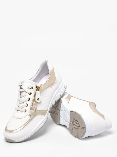 Sneakers En Cuir Mephisto Blanc women P5148982 vue secondaire 2