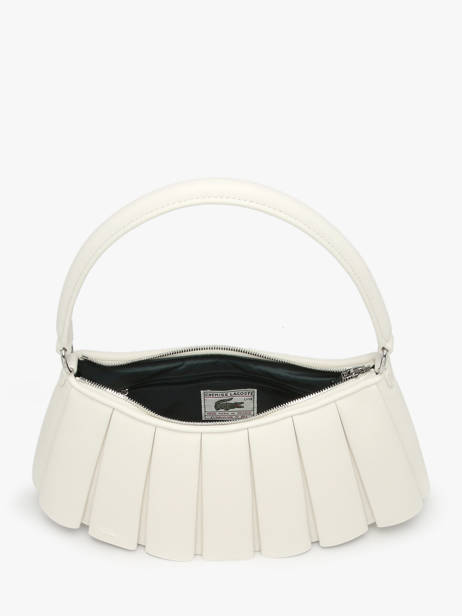 Shoulder Bag Lenglen Leather Lacoste White lenglen NU5176DP other view 3