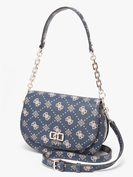 Sac Bandoulière Emelie Logo Polyester Guess Bleu emelie logo GP992820 vue secondaire 2