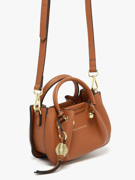 Sac Bandoulière Gretel Ted lapidus Marron gretel TLAU8934 vue secondaire 2