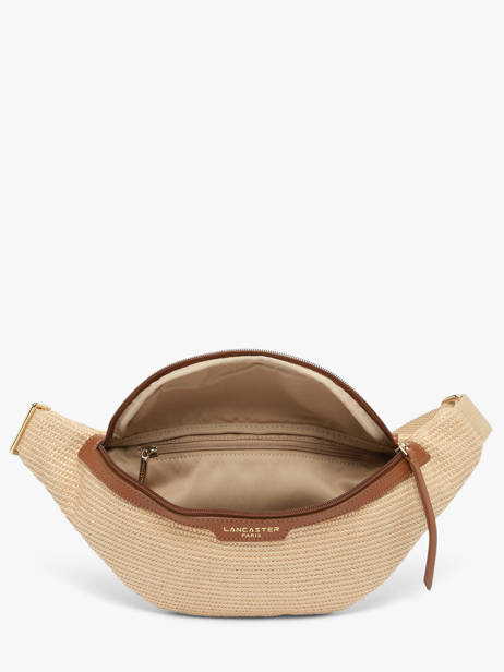 Sac Banane Lancaster Beige mini osier italie 76 vue secondaire 3