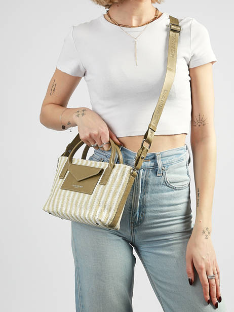 Sac Bandoulière Kba Mariniere Osier Lancaster Beige kba mariniere osier 78 vue secondaire 1