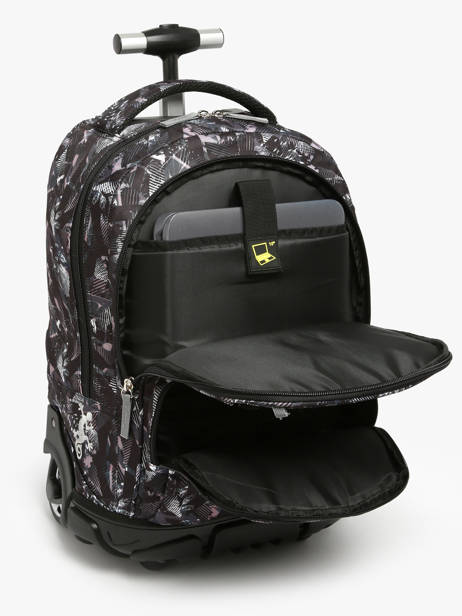 2-compartment Wheeled Schoolbag Cameleon Gray futur PBFUSR45 other view 4