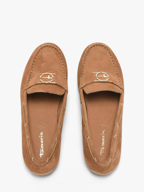 Chaussures Bateau En Cuir Tamaris Marron women 44 vue secondaire 3