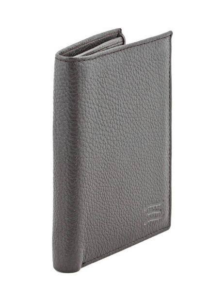 Portefeuille Cuir Crinkles Marron caviar 14089 vue secondaire 1