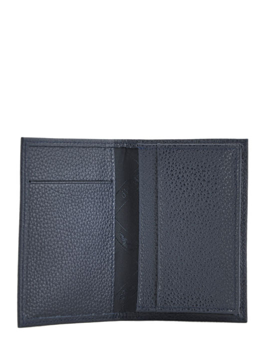 Longchamp Le foulonné Bill case / card case Blue