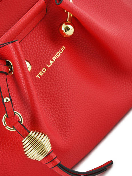 Sac BandouliÃ¨re Gretel Ted lapidus Rouge gretel TLAU8923 vue secondaire 1