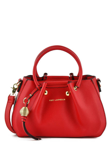 Sac BandouliÃ¨re Gretel Ted lapidus Rouge gretel TLAU8923