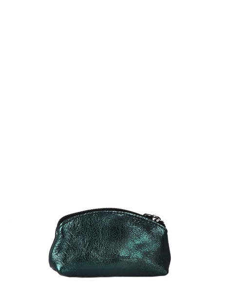 Leather Xs Case Etincelle Irisée Etrier Green etincelle irisee EETI651 other view 2
