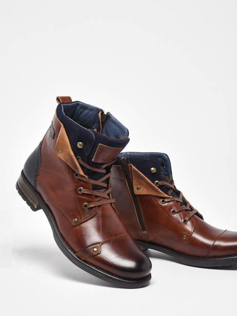 Bottines Yedos En Cuir Redskins Marron men YEDOS vue secondaire 2