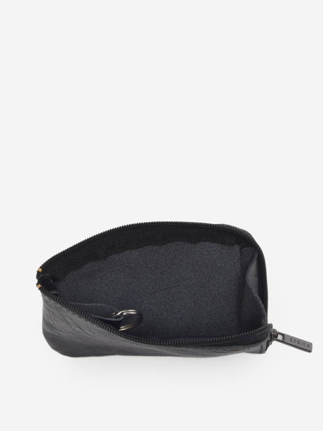 Coin Purse Leather Etincelle Irisée Etrier Black etincelle irisee EETI811 other view 1