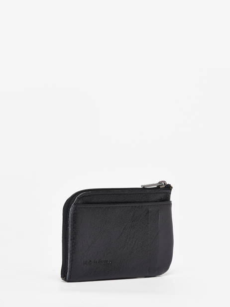 Coin Purse Leather Etincelle Irisée Etrier Black etincelle irisee EETI811 other view 2