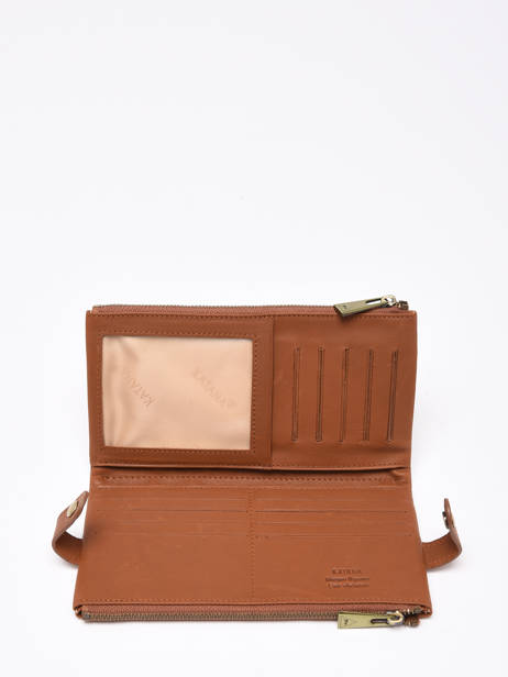 Wallet Marina Leather Katana Brown marina 753118 other view 1