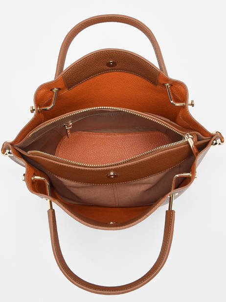 Leather Foulonné Double Satchel Lancaster Brown foulonne double 18 other view 3