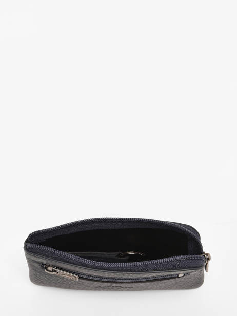 Coin Purse Leather Yves renard Blue foulonne 2310 other view 1