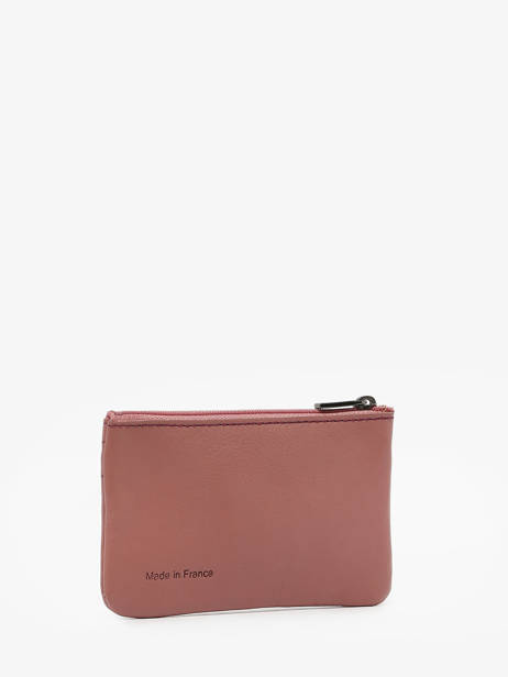 Coin Purse Paris Leather Etrier Pink paris EPAR612 other view 4