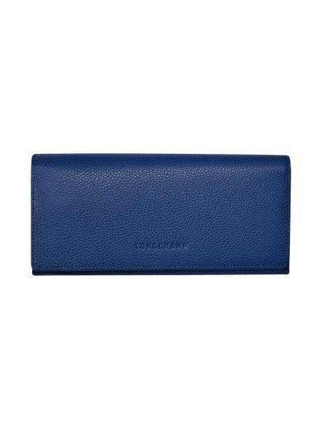 Longchamp Le foulonné Wallet Blue